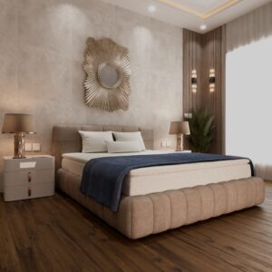 Boxspring Aurora Lichtbruin