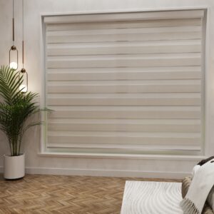 Duo rolgordijn taupe grijs (2)