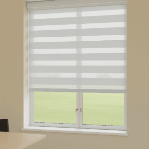 Duo rolgordijn lichtgrijs