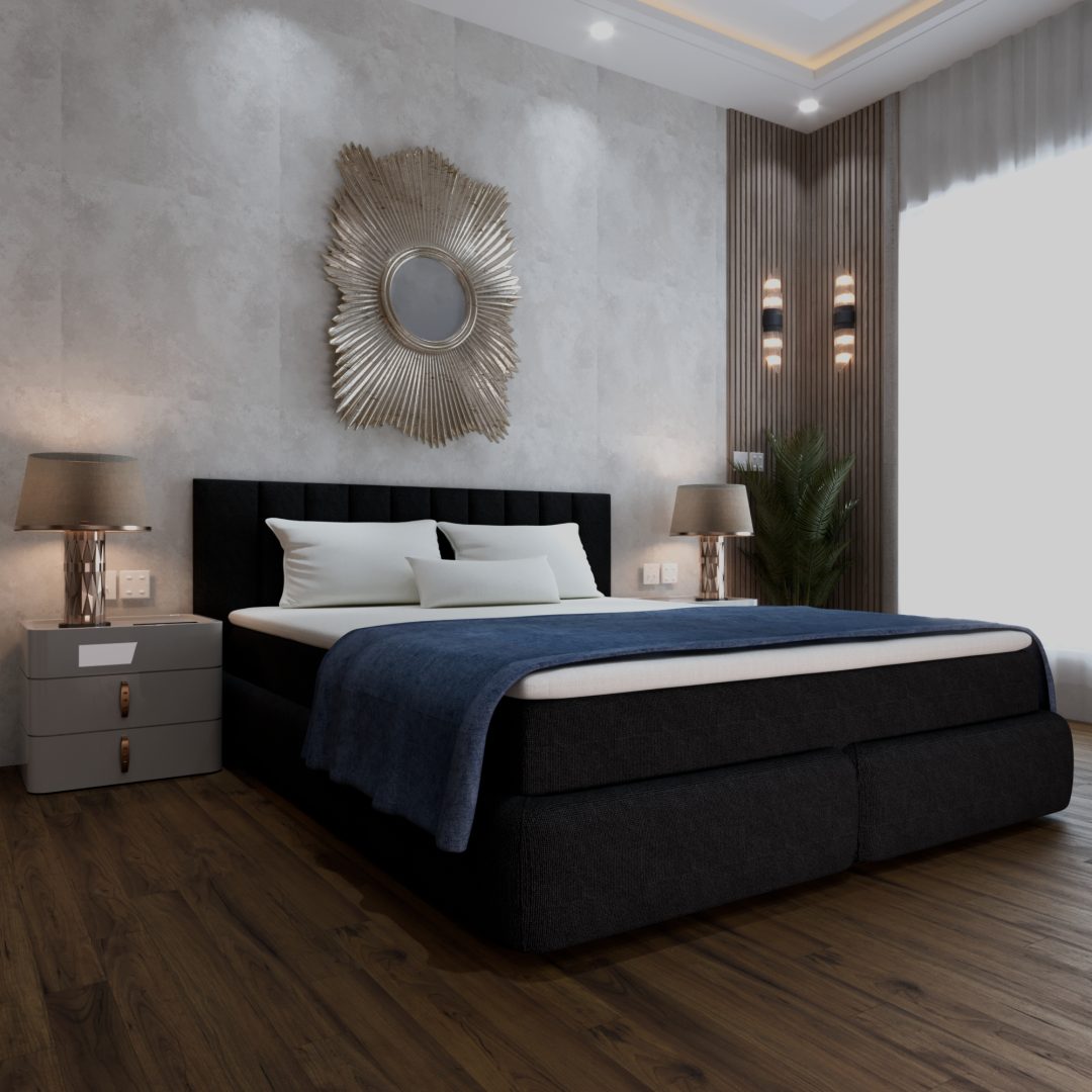 Boxspring Luna zwart