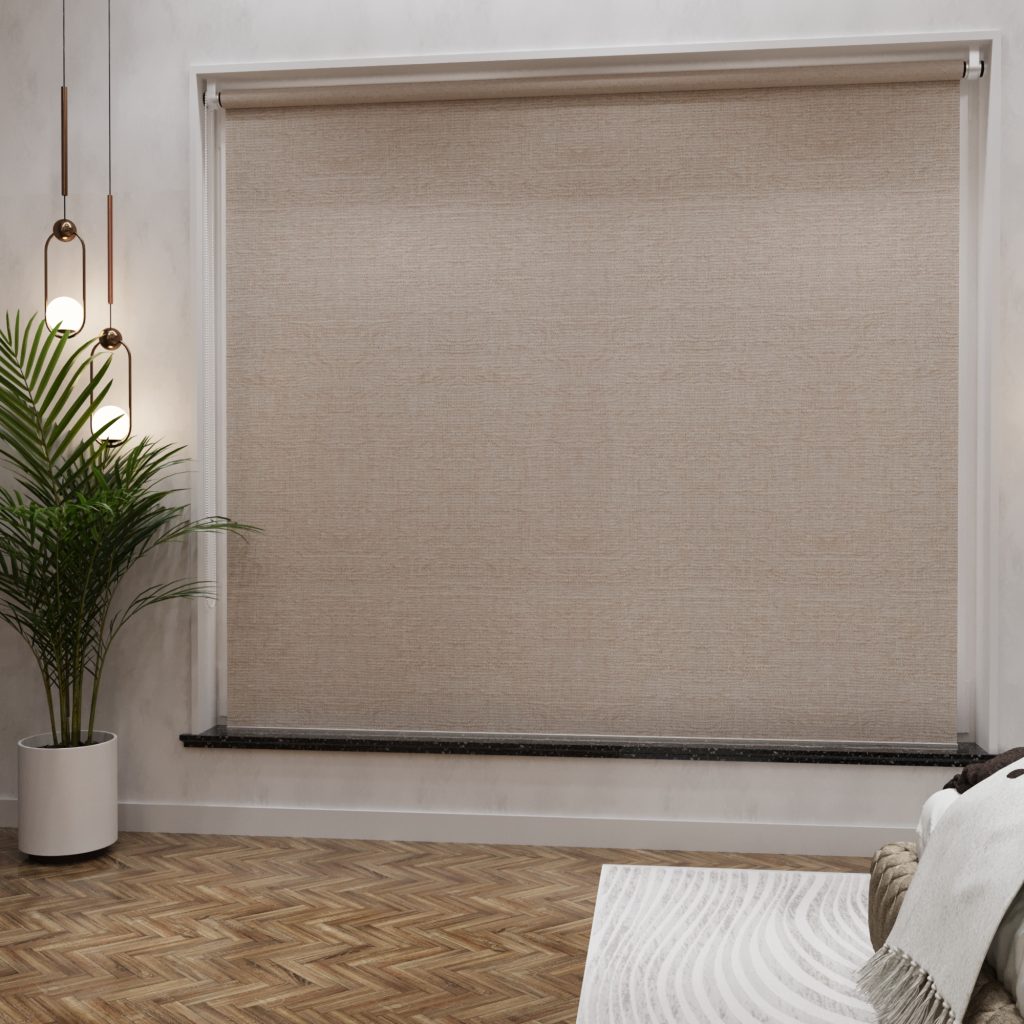 Rolgordijn verduisterend taupe bruin